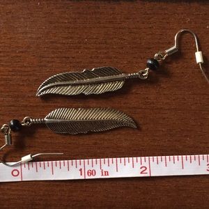 Feather earrings